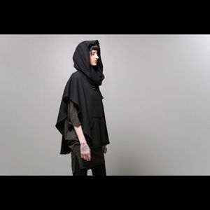 OAK NYC Funnel Neck Poncho (Men’s)